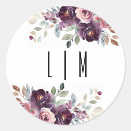 Sangria Runder Aufkleber