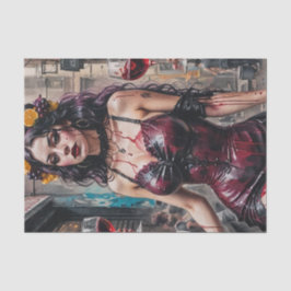 Sangria Siren Decoupage Paper Seidenpapier