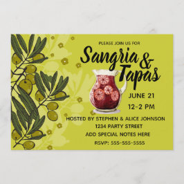 Sangria & Tapas Party Einladung