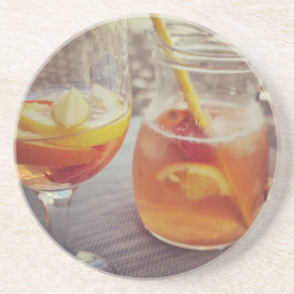 Sangria und Sonnenschein Getränkeuntersetzer