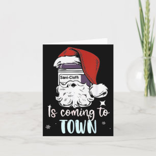 Sani-Tuch kommt in die Stadt Lustige Krankenschwes Karte