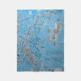 SANIBEL CAPTIVA INSEL FLORIDA BLANKET DURCH FLEECEDECKE