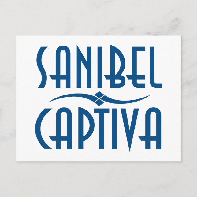 Sanibel Captiva Islands Florida Postkarte (Vorderseite)