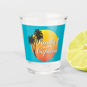 Sanibel Captiva Islands Florida Schnapsglas
