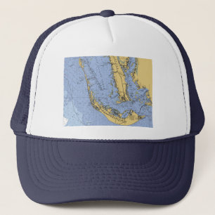 Sanibel Insel-Floridaseediagrammhut Truckerkappe