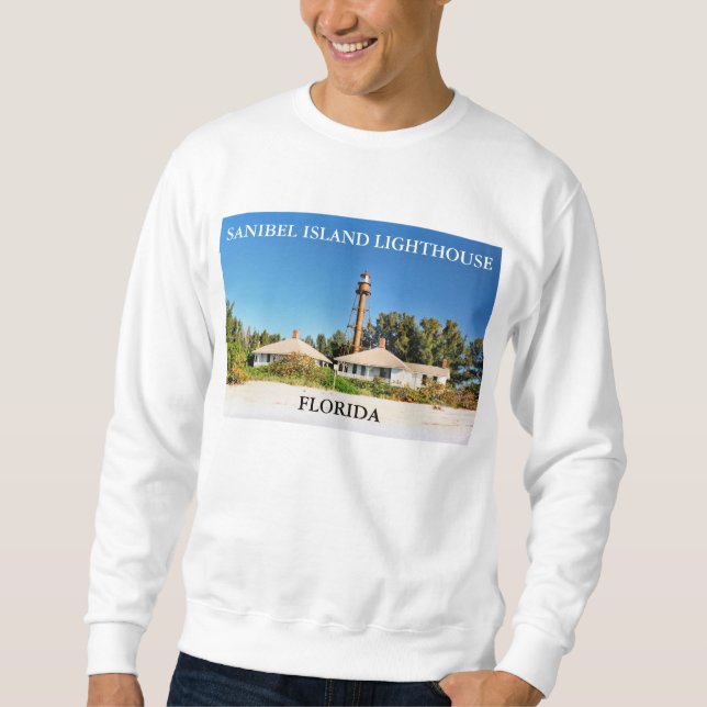 Sanibel Insel-Leuchtturm, Florida Sweatshirt (Vorderseite)