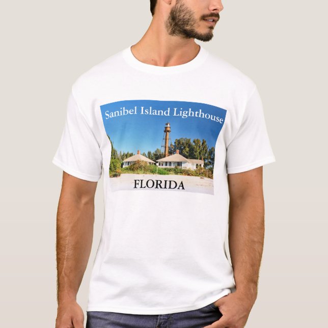 Sanibel Insel-Leuchtturm, Florida-T - Shirt (Vorderseite)
