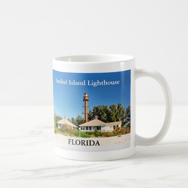 Sanibel Insel-Leuchtturm, Florida-Tasse Tasse (Rechts)