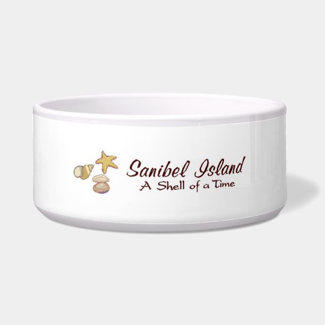 Sanibel Insel-Muscheln Napf (Vorderseite)