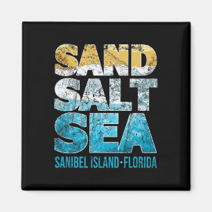 Sanibel Island Beach Florida Sand Salt Sea T Shirt Magnet