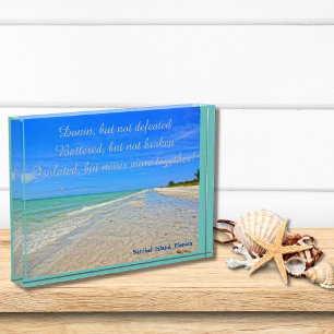 Sanibel Island Beach Florida Vor Hurrikan Ian Fotoblock