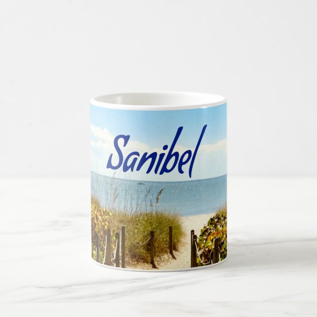 Sanibel Island Florida Beach Ocean Kaffeetasse (Mittel)