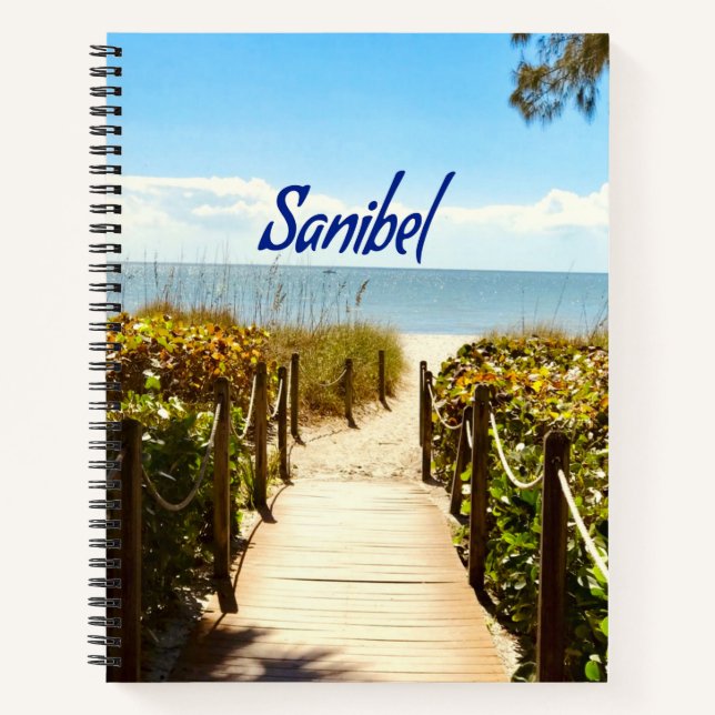 Sanibel Island Florida Beach Ocean Notizbuch (Vorderseite)