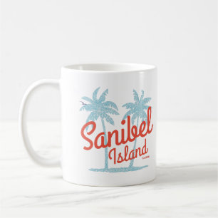 Sanibel Island Florida Coral Ocean Souvenir Kaffeetasse