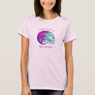 Sanibel Island Florida Hübsches Meeresschnecken-T- T-Shirt