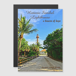 Sanibel Island Florida Lighthouse Beacon of Hope Magnetkarte