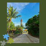 Sanibel Island Florida Lighthouse Golfküste Puzzle<br><div class="desc">Dieses wunderschöne Puzzle mit einem Foto des Leuchtturms von Sanibel Island, manchmal auch als Point Ybel Light bezeichnet. Es war einer der ersten Leuchttürme an der Golfküste Floridas. Es wurde 1884 erleuchtet und 1974 in das National Register of Historic Places eingetragen. Es ist noch unter der Kontrolle der US-Küstenwache in...</div>