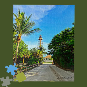 Sanibel Island Florida Lighthouse Golfküste Puzzle