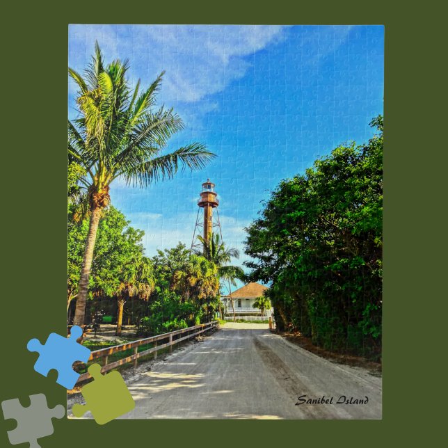 Sanibel Island Florida Lighthouse Golfküste Puzzle (Von Creator hochgeladen)