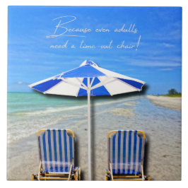 Sanibel Island Florida Strand Erwachsenen-Auszeit- Fliese