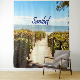 Sanibel Island Florida Strand Ozean Wandteppich
