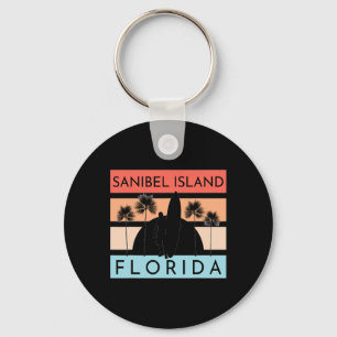 Sanibel Island Florida Strand Surfen Sommerferien Schlüsselanhänger