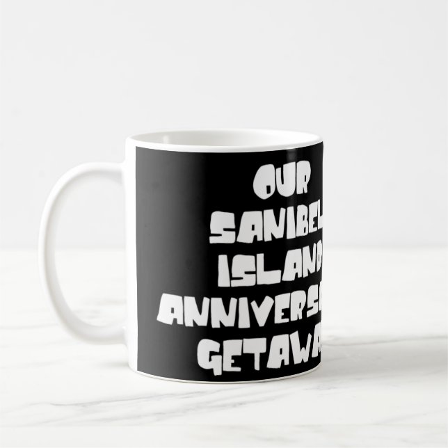 Sanibel Island Jahrestag Kaffeetasse (Links)