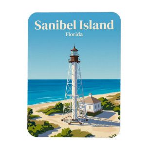 Sanibel Island Leuchtturm USA Magnet