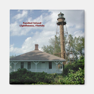 Sanibel Island Lighthouse Fl. Magnet