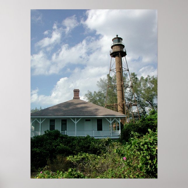 Sanibel Island Lighthouse Poster (Vorne)