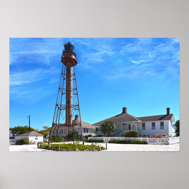 Sanibel Island Lighthouse Poster (Vorne)