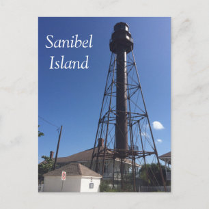 Sanibel Island Lighthouse Postkarte