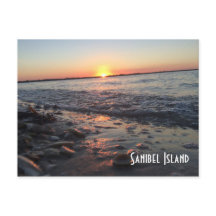 Sanibel Island Sonnenuntergang Postkarte