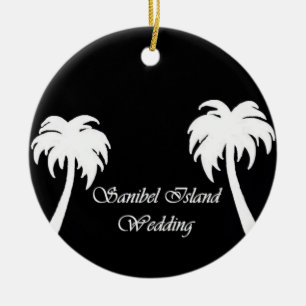 Sanibel Island Wedding Keramikornament