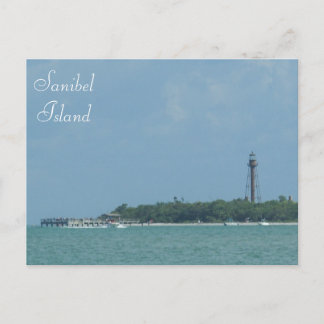 Sanibel Lighthouse Beach Postkarte