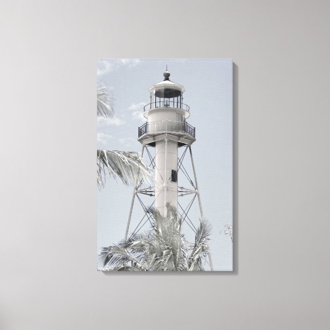 Sanibel Lighthouse Canvas Print Leinwanddruck (Vorderseite)