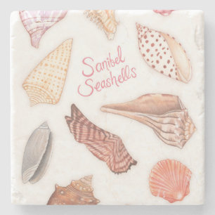 Sanibel Seashells Untersetzer