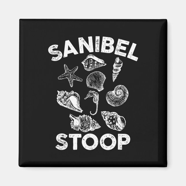 Sanibel Stoop Seashells Sanibel Island Florida Bea Magnet (Vorne)