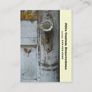 Sanierungs- / Umbaugewerbe / Restaurationsgeschäft Visitenkarte