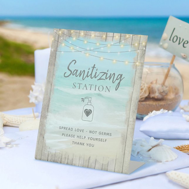 Sanierungsstation Rustic Beach Ocean Coastal Sockelschild (Von Creator hochgeladen)