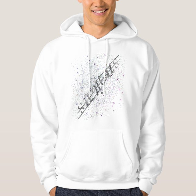 Sanitas - (Weiß) zerbrochener SterneHoodie Hoodie (Vorderseite)