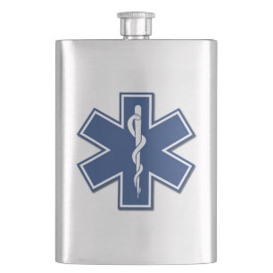 Sanitäter EMS EMT Flachmann