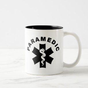 Sanitäter EMS-Thema-Tasse Zweifarbige Tasse