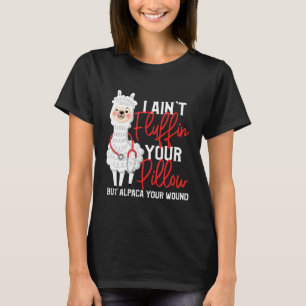 Sanitäter EMT Süße Alpaka Deine Wunde Lama Kranken T-Shirt