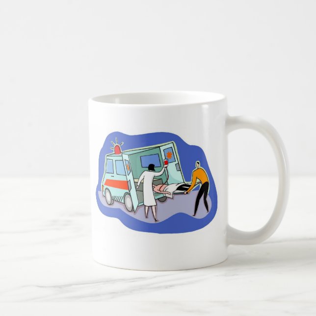 Sanitäter - geduldiges Gewicht Tasse (Rechts)