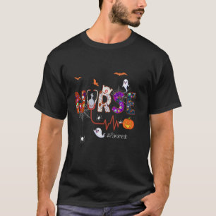 Sanitäter-Krankenschwester-Schreckliches-Halloween T-Shirt