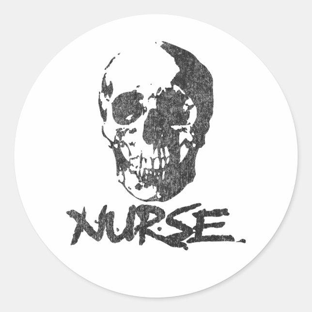 Sanitäter Runder Aufkleber (Vorderseite)