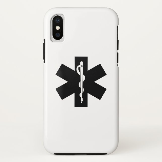 Sanitäter-Stern EMS EMT Case-Mate iPhone Hülle (Rückseite)