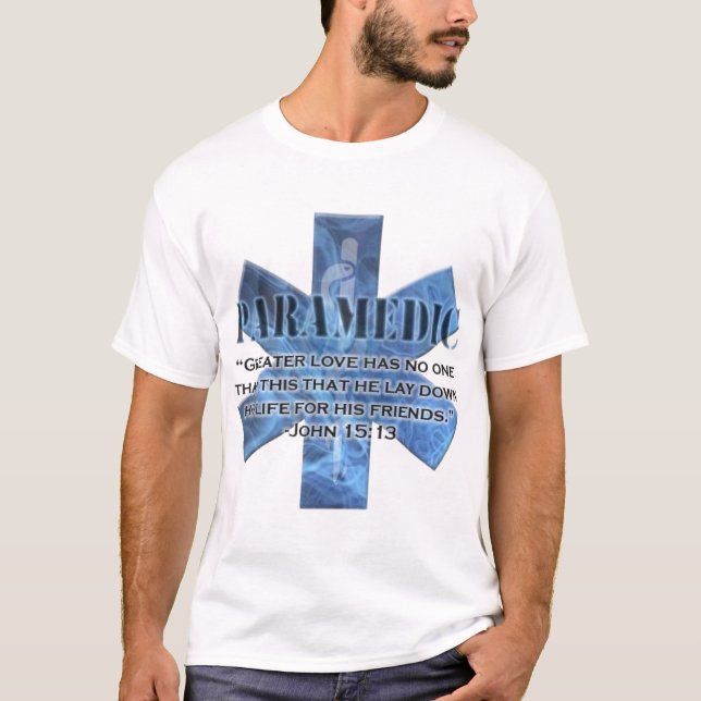 Sanitäterbibel-Vers T-Shirt (Vorderseite)