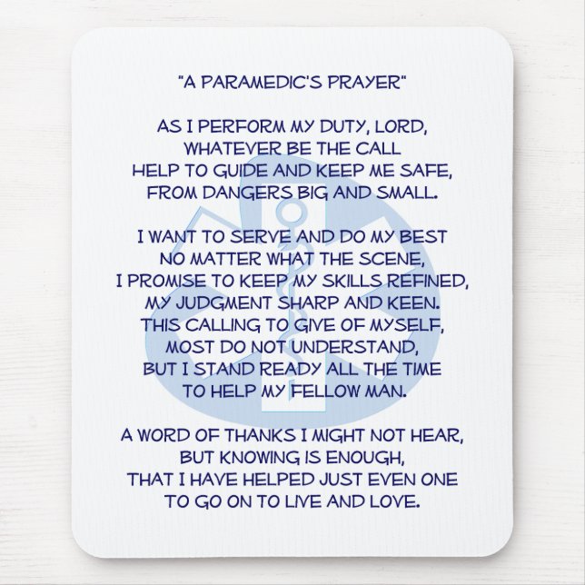 SanitäterMausunterlage Mousepad (Vorne)